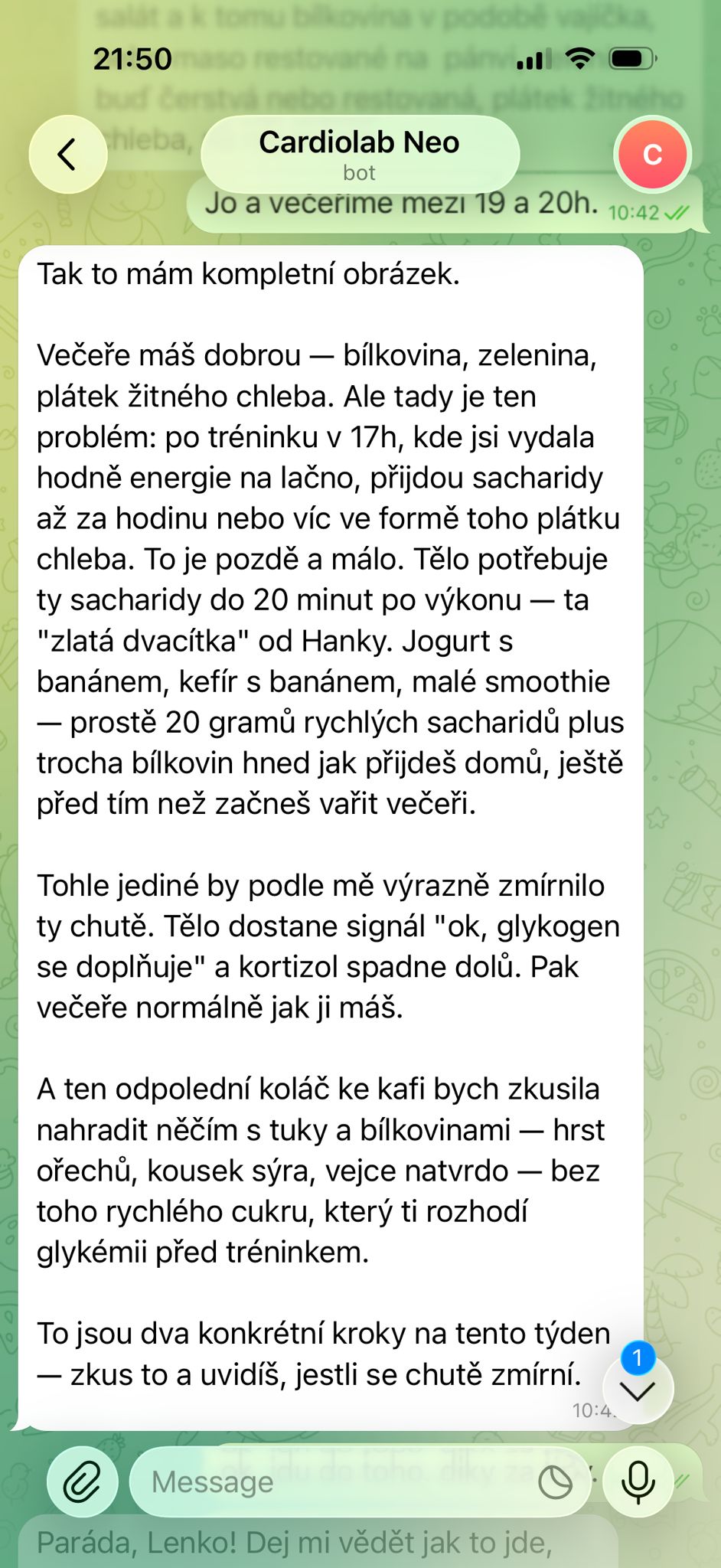 Zlatá dvacítka po výkonu
