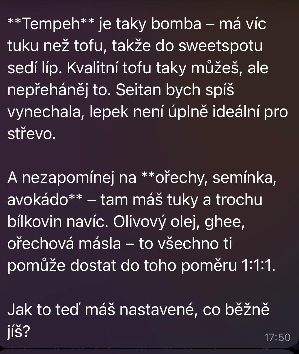 Tempeh, ořechy, poměr 1:1:1